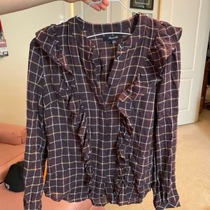 Madewell Flannel Blouse